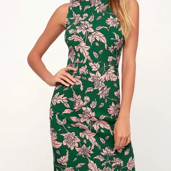 Lulus | Dresses | Lulus Pink And Green Floral Dress Spring Dress | Poshmark Lulus | Dresses | Lulus Pink And Green Floral Dress Spring Dress | Poshmark